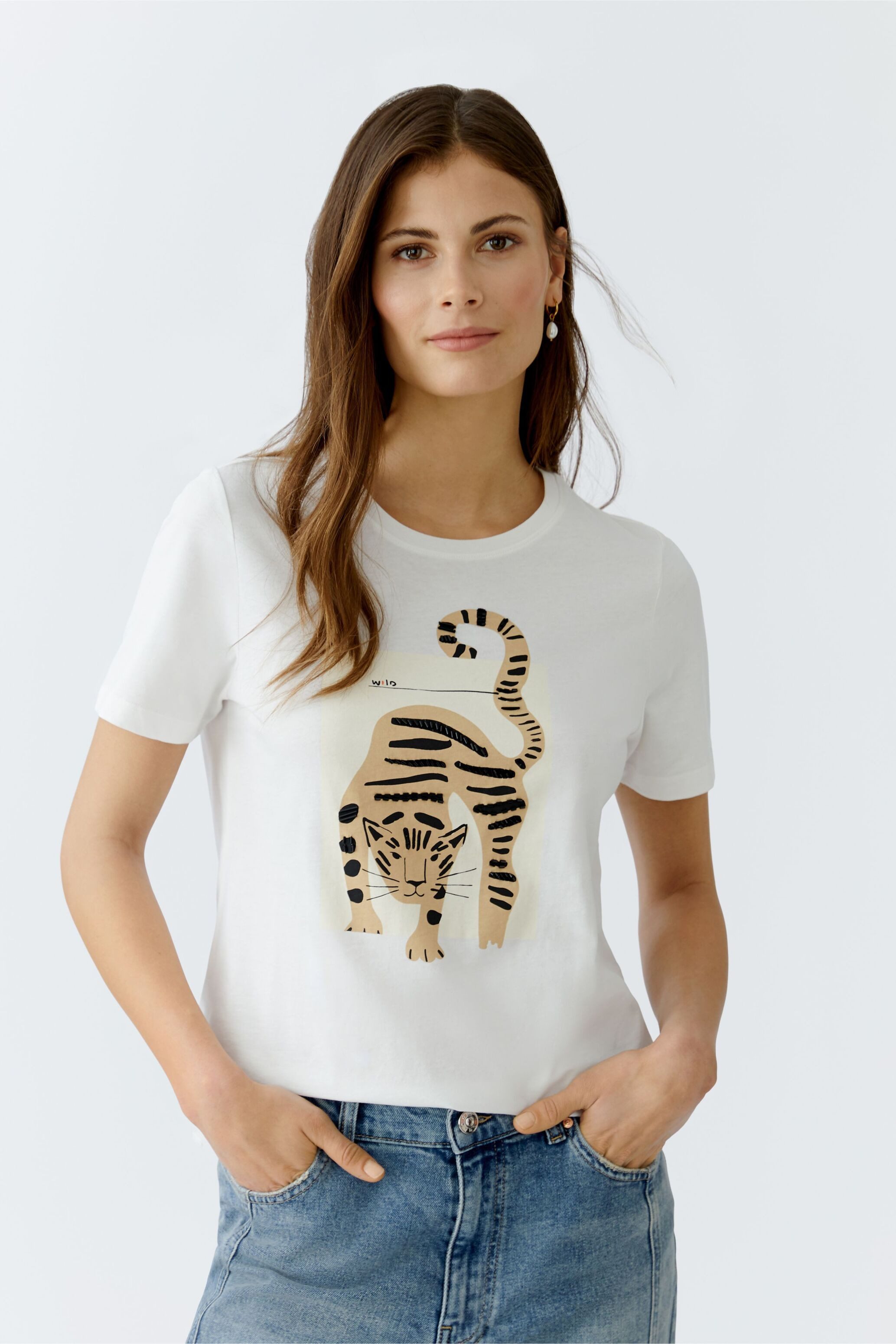 Oui T-Shirt T-Shirt günstig online kaufen