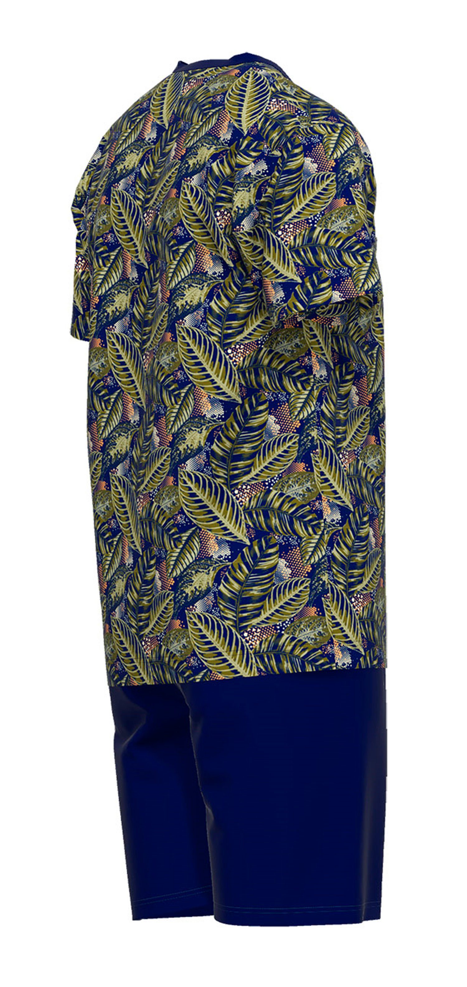 CECEBA Pyjama Herren Schlafanzug kurz (2 tlg) Baumwolle