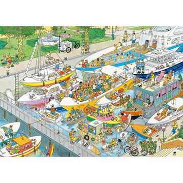 Jumbo Spiele Puzzle Jan van Haasteren - Schleuse 1000 Teile, 1000 Puzzleteile