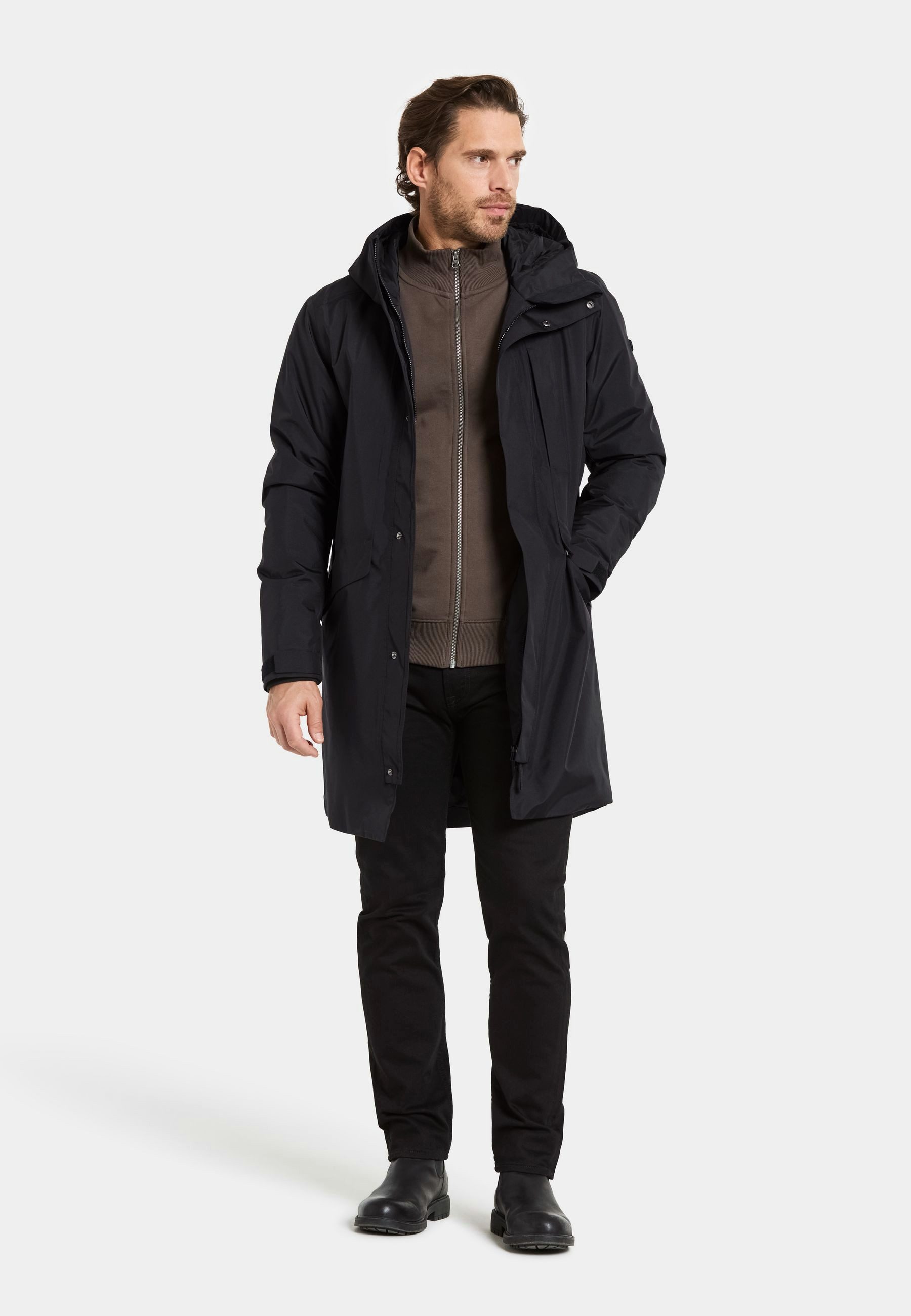 Didriksons Winterjacke Herren Wintermantel Winterparka Wasserdicht KENNY mit Kapuze mit Taschen