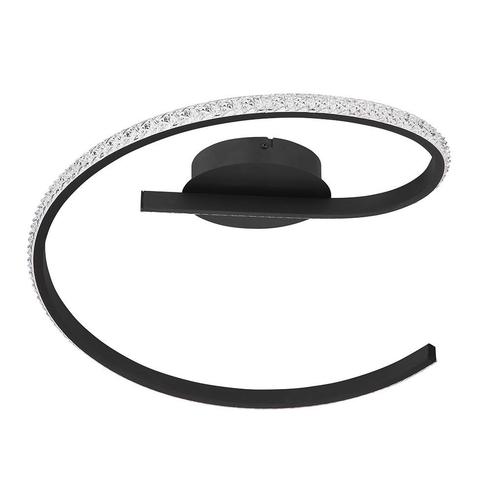 GLOBO LIGHTING LED Deckenleuchte, LED-Leuchtmittel fest verbaut, Warmweiß, Deckenleuchte Deckenlampe Wohnzimmerleuchte