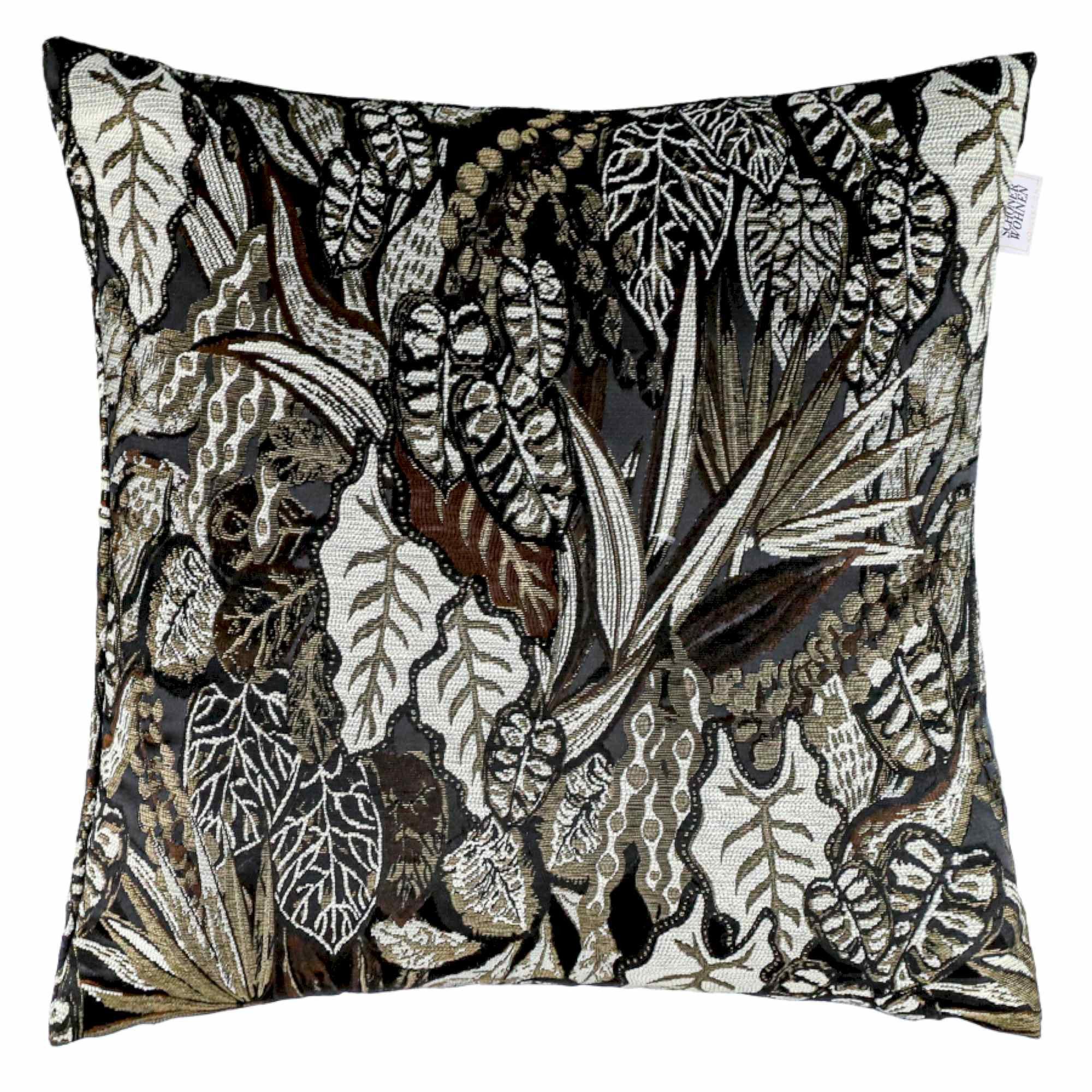 SCHÖNER WOHNEN-Kollektion Kissenhülle GIARDINO Zierkissenhülle, (1 Stück), 45 x 45 cm in Anthrazit