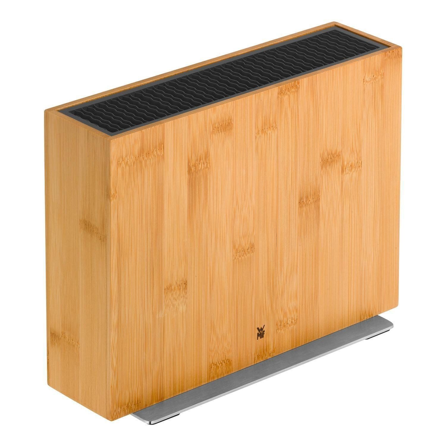 WMF Ножиblock UNCUT, Unbestückt, Cromargan Edelstahl 18/10, Bambus, B 32 x H 24,4 x T 12,8 cm