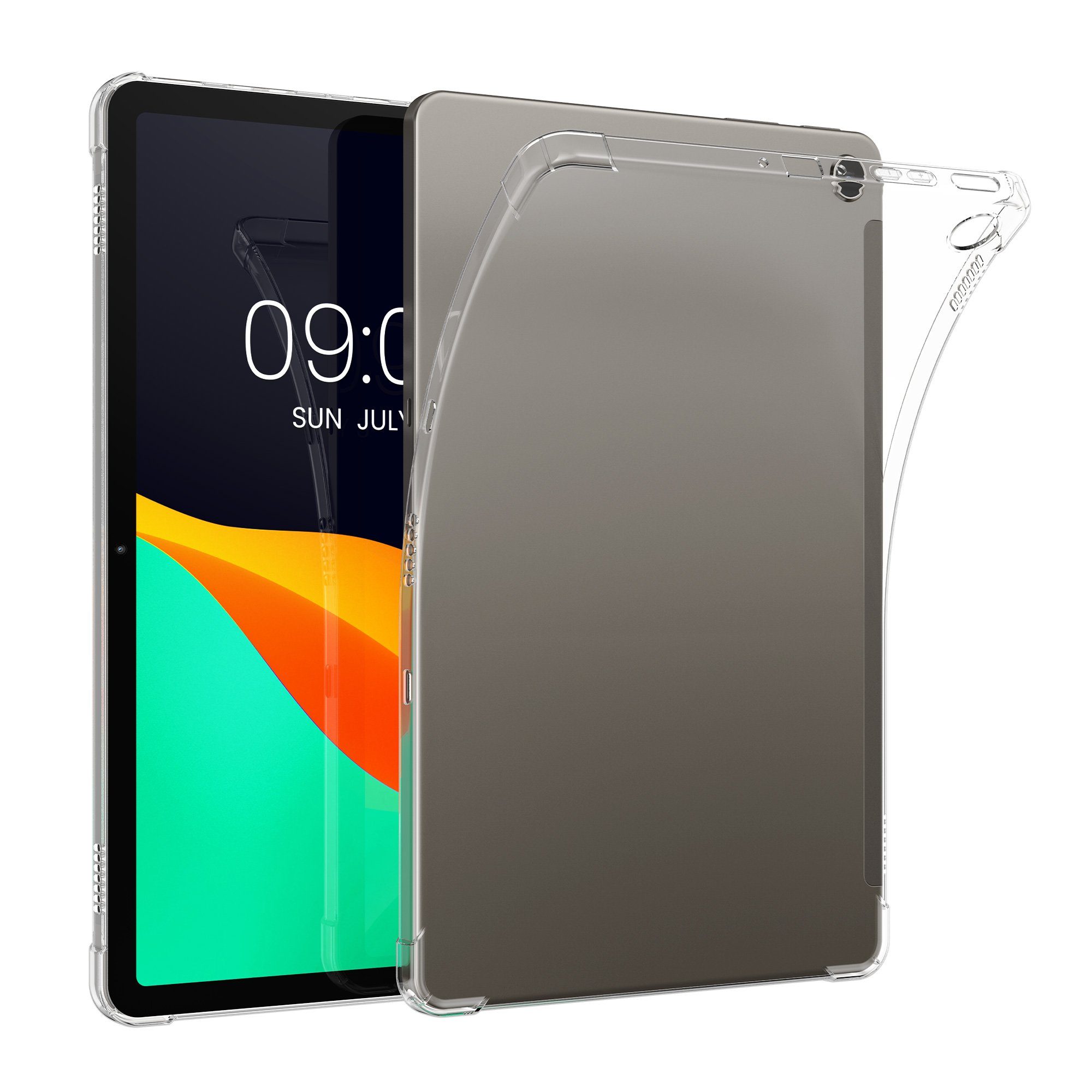 kwmobile Tablet-Hülle Hülle für Amazon Fire Max 11, Silikon Case transparent - Tablet Cover Tablethülle gummiert