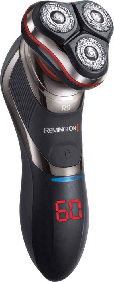 Remington Elektrorasierer Ultimate Rotationsrasierer R9, XR1570, ausklappbarer Langhaarschneider, (Herrenrasierer, Elektrorasierer) für Nass-& Trockenrasur, Akkubetrieb