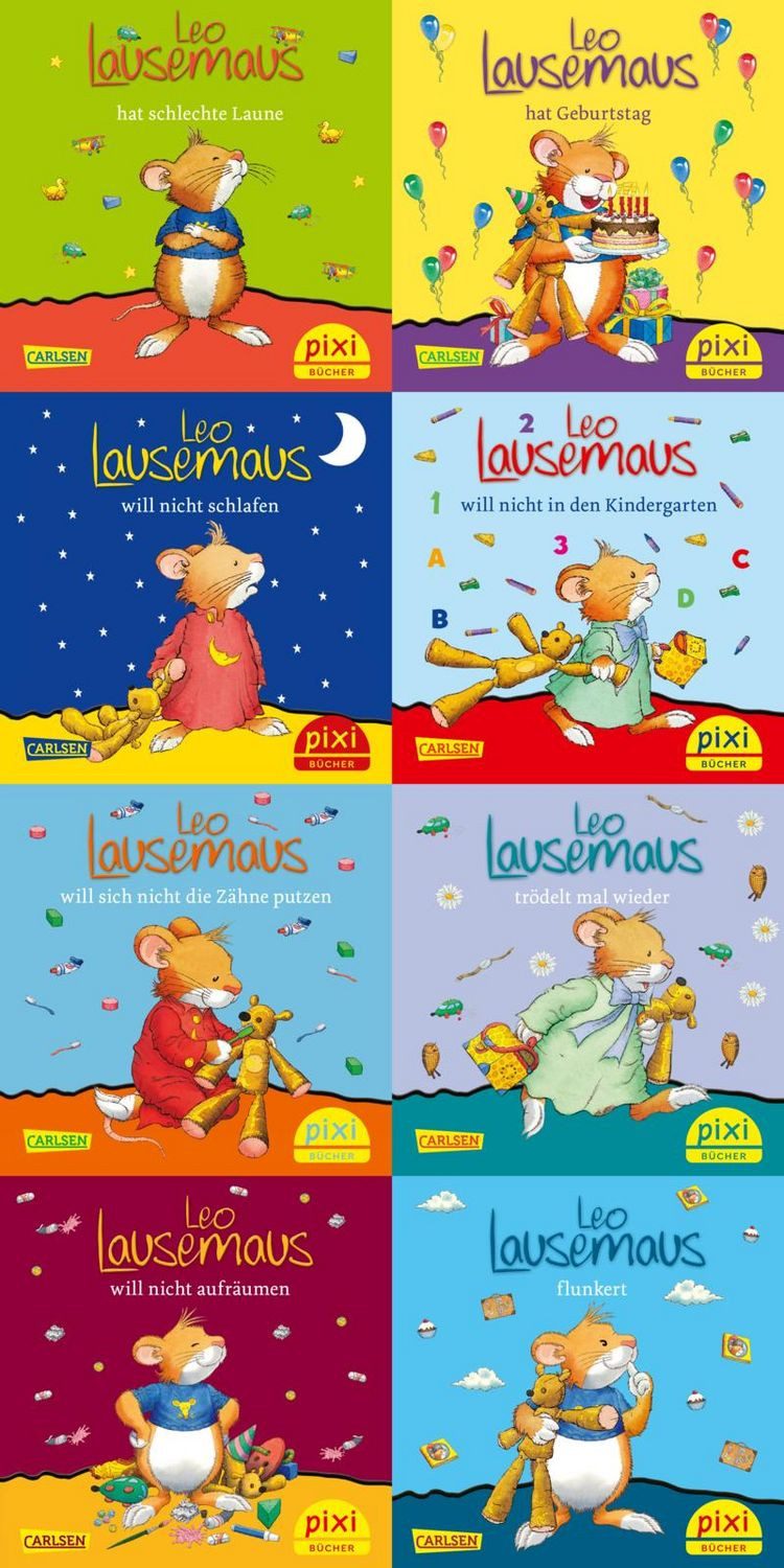 Pixi-8er-Set 271: Neues von Leo Lausemaus (8x1 Exemplar) / diverse