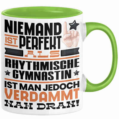 Trendation Tasse Rhythmische Gymnastin Geschenk Tasse Lustige Geschenkidee für Rhythmis