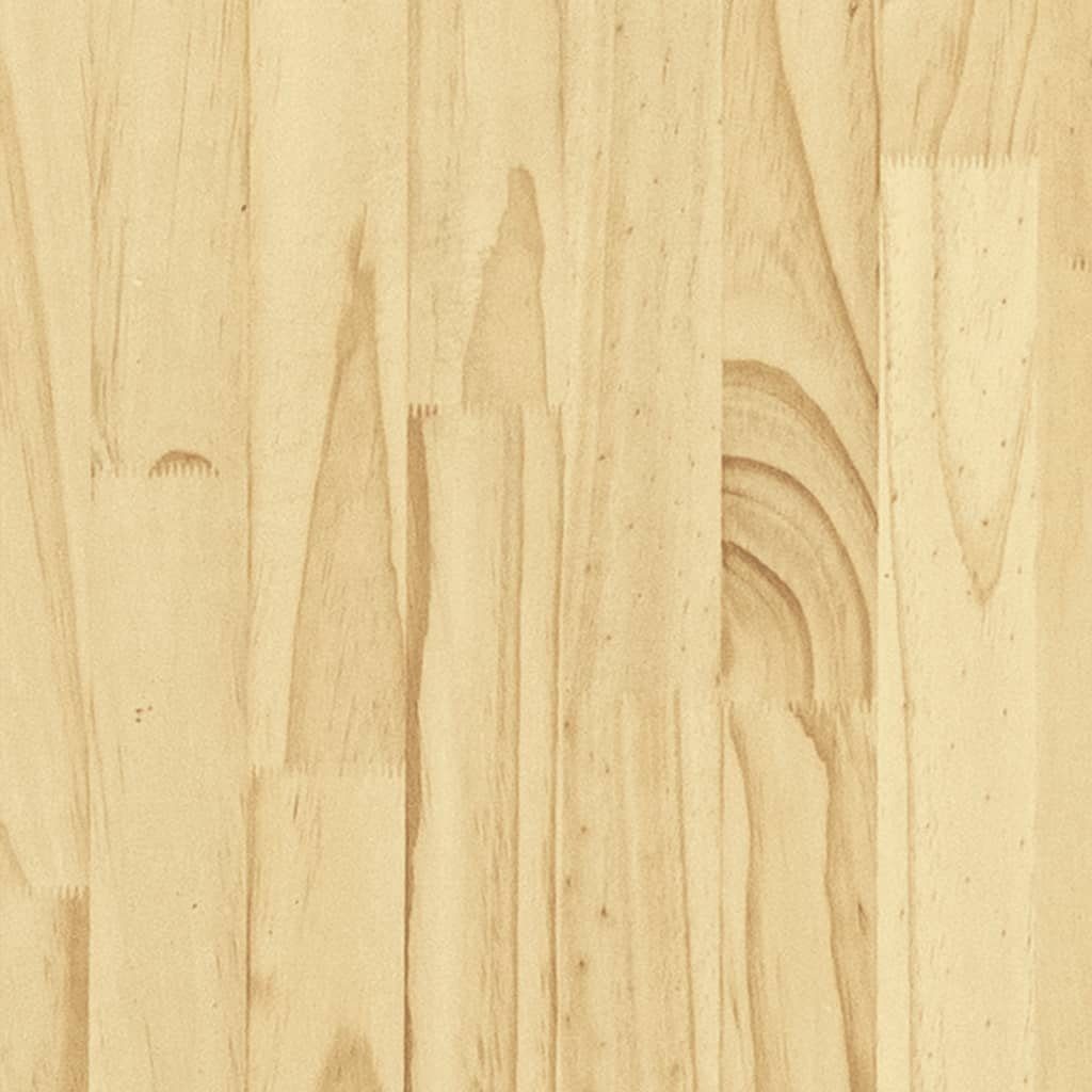 30x100x70 natur mit in aus Kiefern-Massivholz, möbelando LxBxH: Einlegeböden Bücherregal 2 Metall cm, 3007028,
