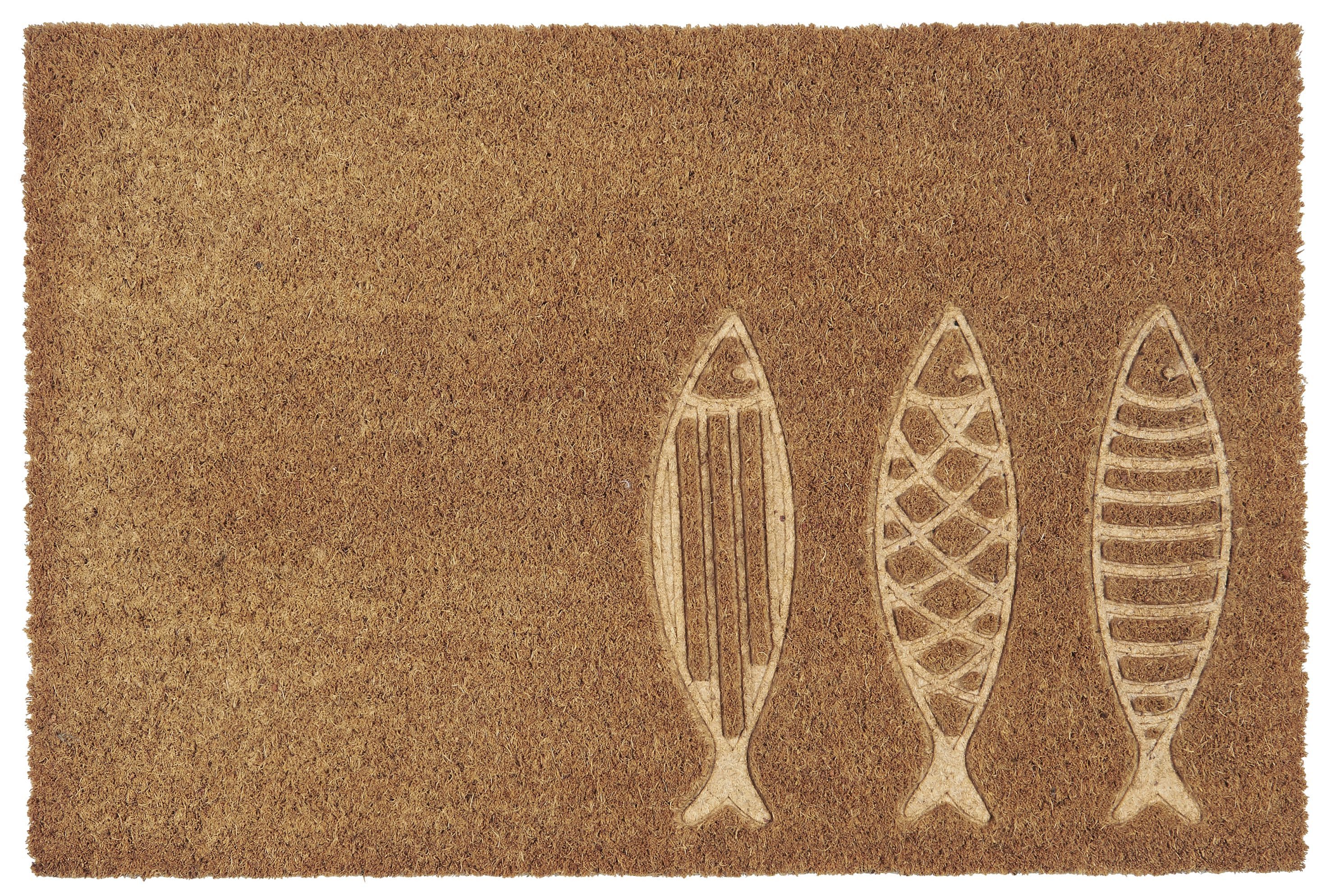 Ib Laursen Fußmatte Ib Laursen - Fußmatte Türmatte Fußabtreter Fische Natur günstig online kaufen