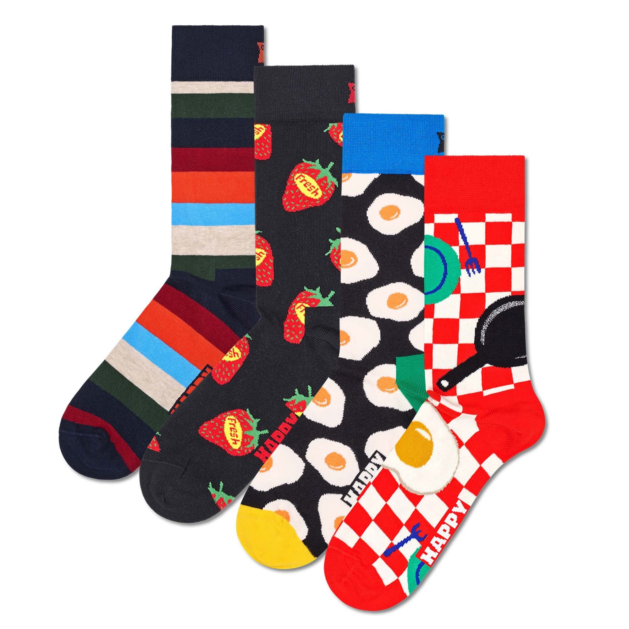 Kurzsocken Unisex Socken 4er Pack Baumwolle