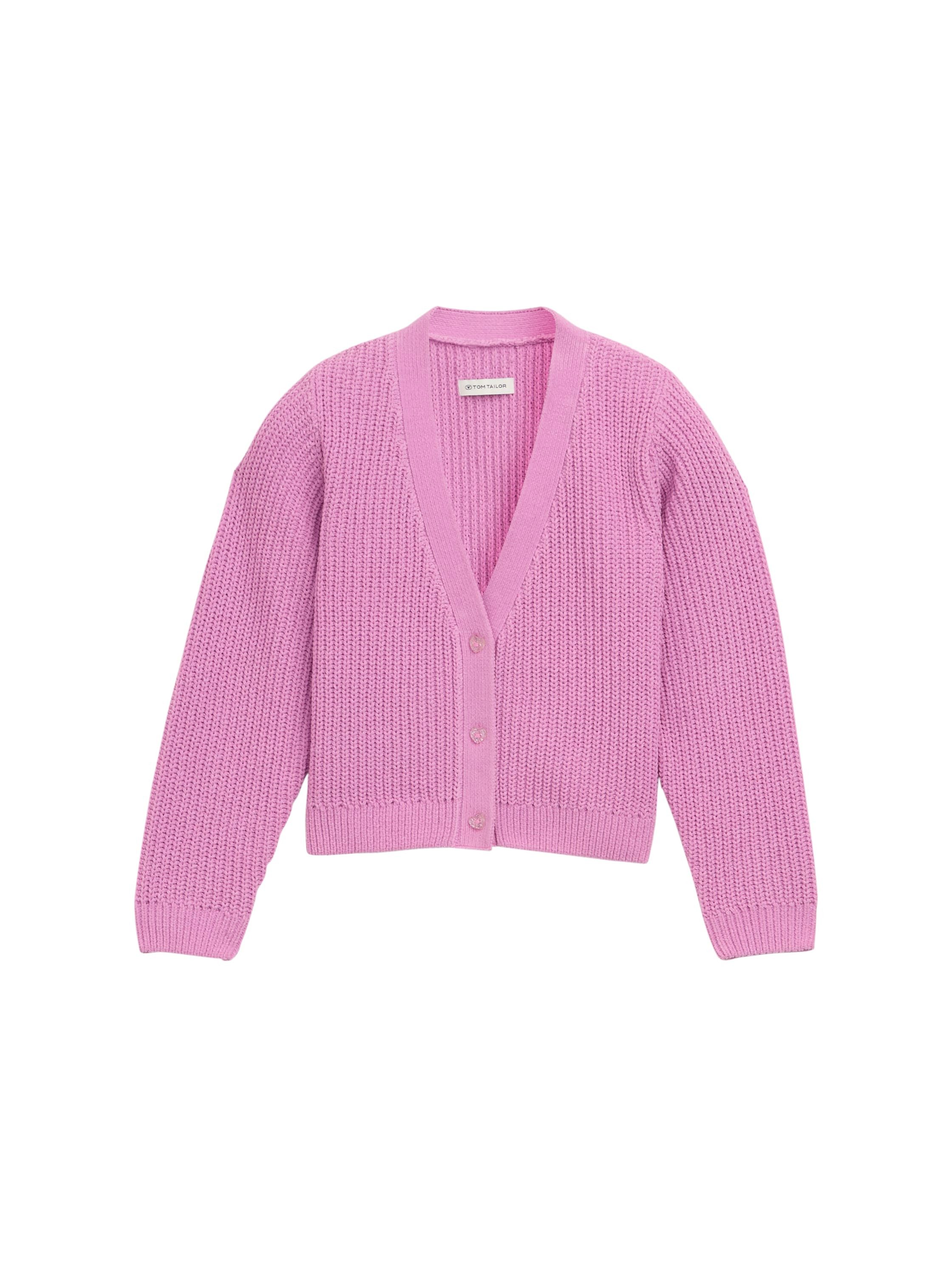 TOM TAILOR Strickjacke mit V-Ausschnitt