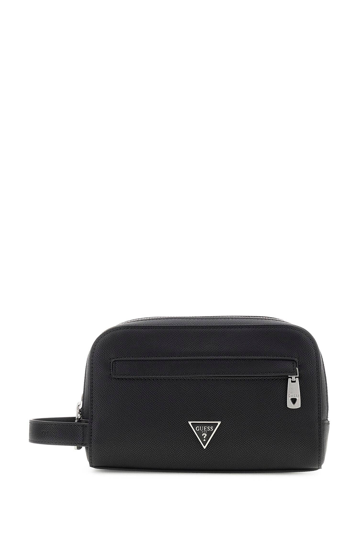 Guess Kulturbeutel MILANO SMALL NECESSAIRE, Waschtasche, Kosmetiktasche, Reisetasche mit Handschlaufe