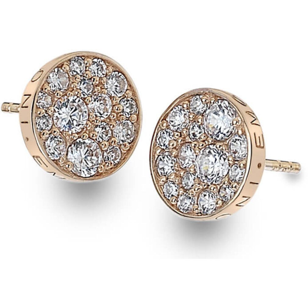 Diamond Ohrring-Set Silver earrings Emozioni Scintilla Rose Gold DE457