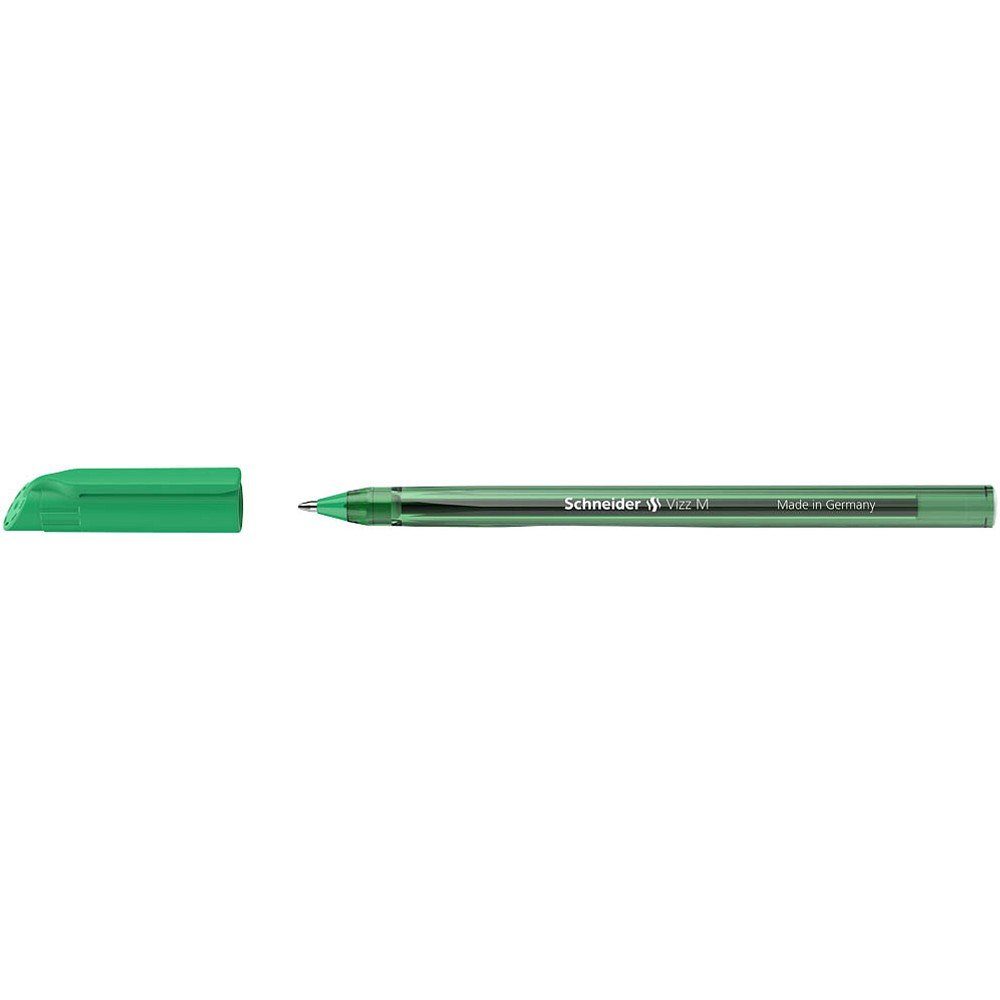 Vizz Kugelschreiber grün Schneider Tintenpatrone M Schneider Schreibfarbe grün