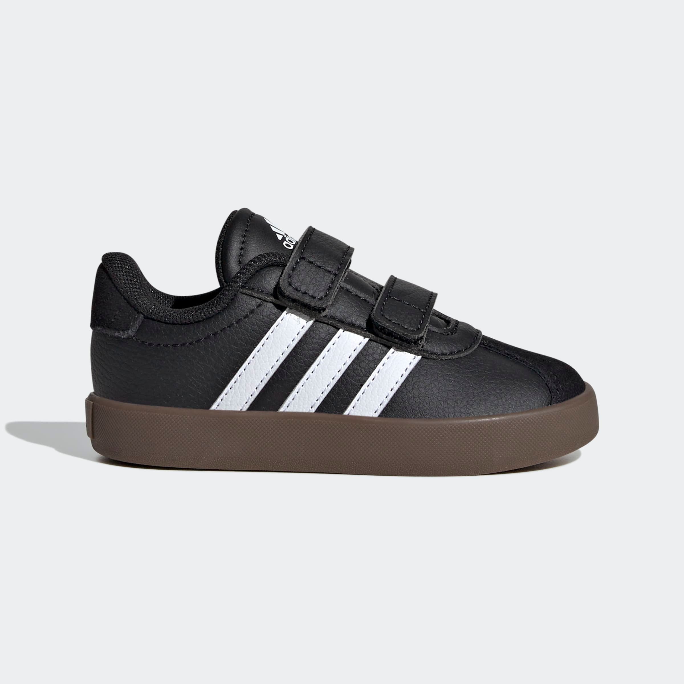 adidas Sportswear VL COURT 3.0 KIDS Klettschuh inspiriert vom Design des adidas samba, für Kinder