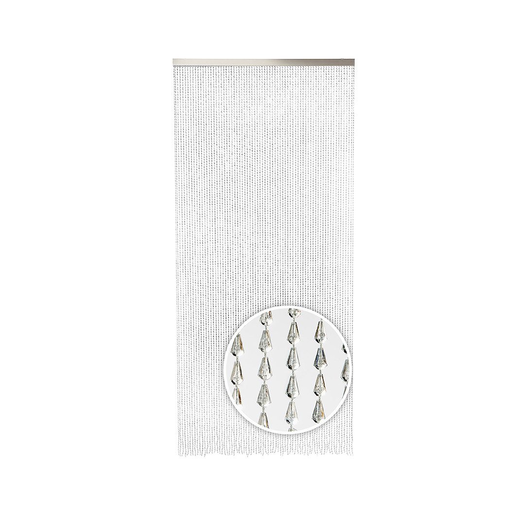 Kobolo Türvorhang Vorhang CLEAR transparent 72 Stränge 90x200cm (1 St), Öse günstig online kaufen