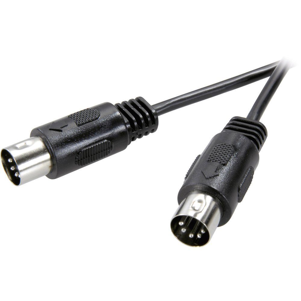 SpeaKa Professional SpeaKa Professional SP-7870236 DIN-Anschluss Audio Anschlusskabel [1x Audio- & Video-Kabel, (1.50 cm)