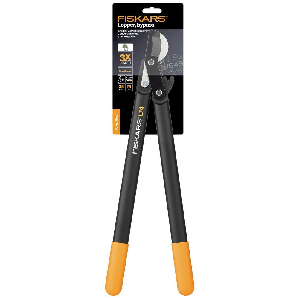 Fiskars Astschere PowerGear™ II Bypass-Getriebeastschere L74 1000582