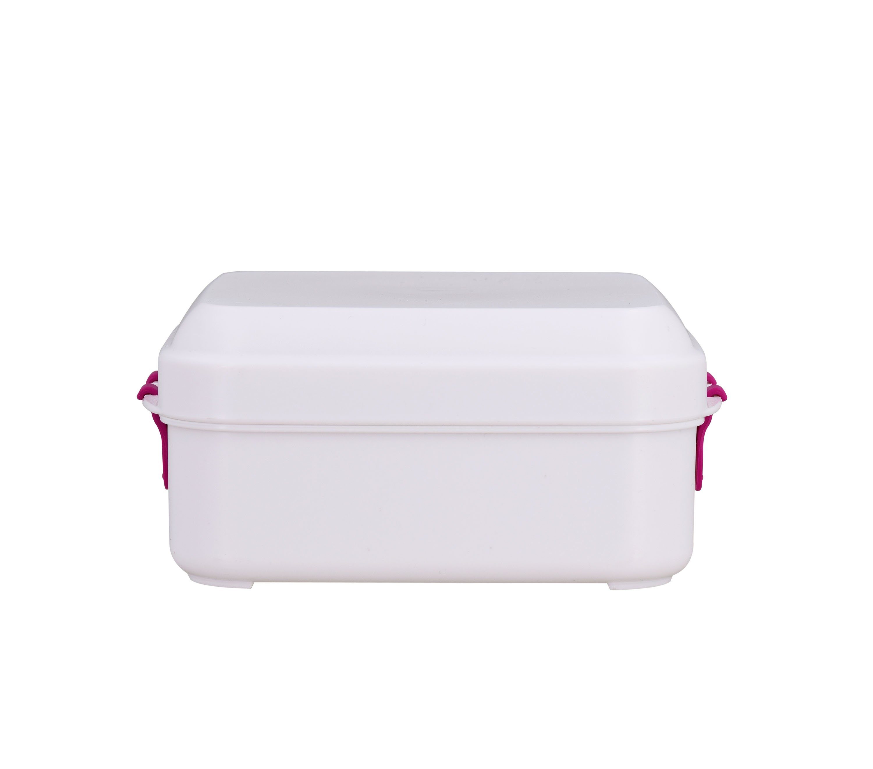 Biodora Vorratsdose Lunchbox mit Verschluss 11 x 11 x 5 cm - 0,4 Liter, Bio-Kunststoff