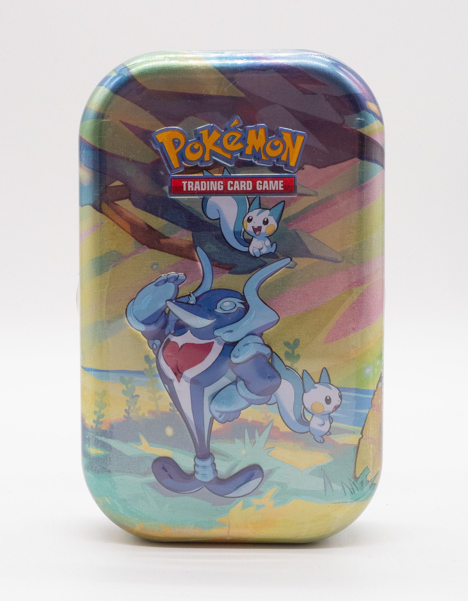 Sammelkarte Pokémon Mini-Tin-Box Farbenfrohes Paldea: Delfinator & Pachirisu