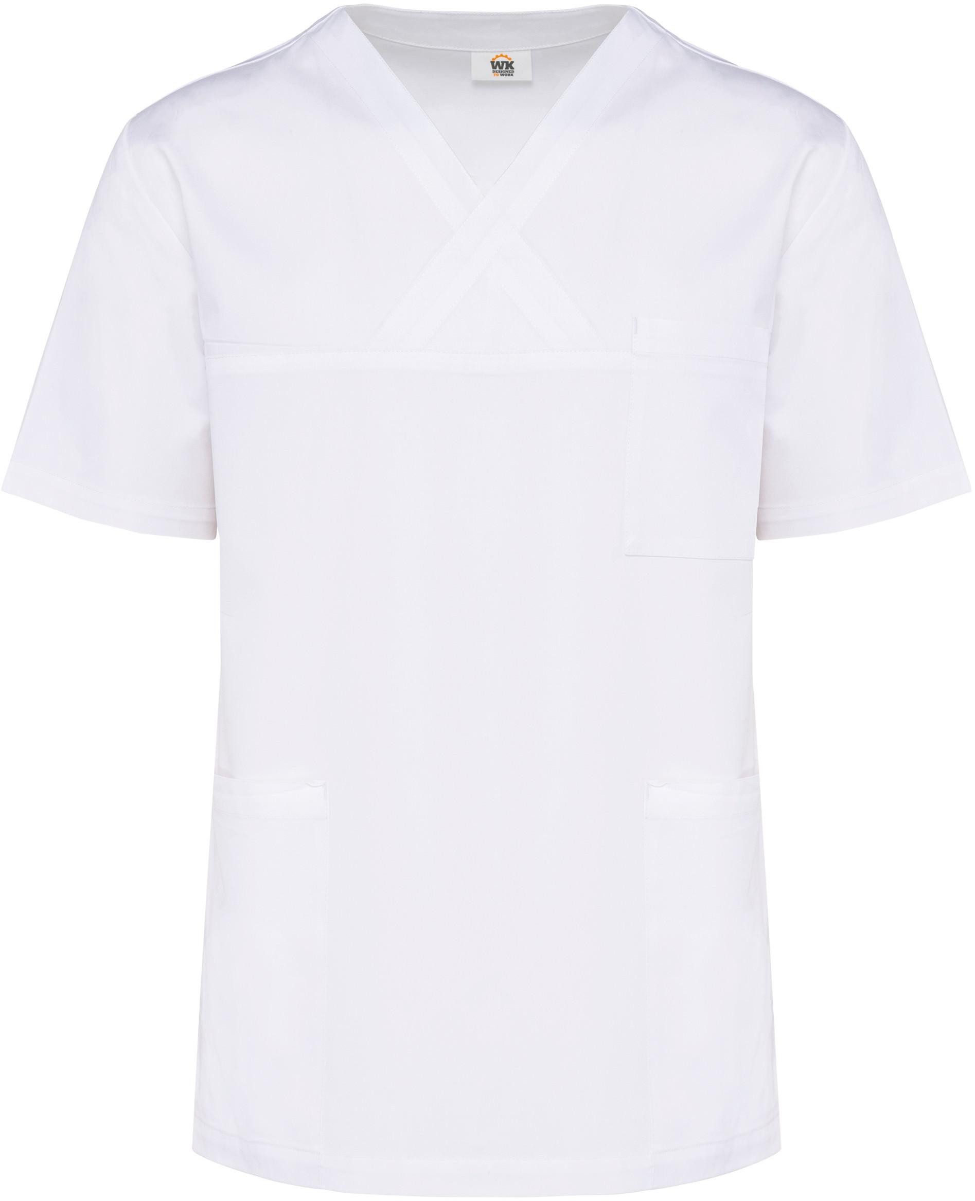 WK. Designed To Work Халат врача Kurzärmlige Unisex-Tunika aus Baumwollpolyester