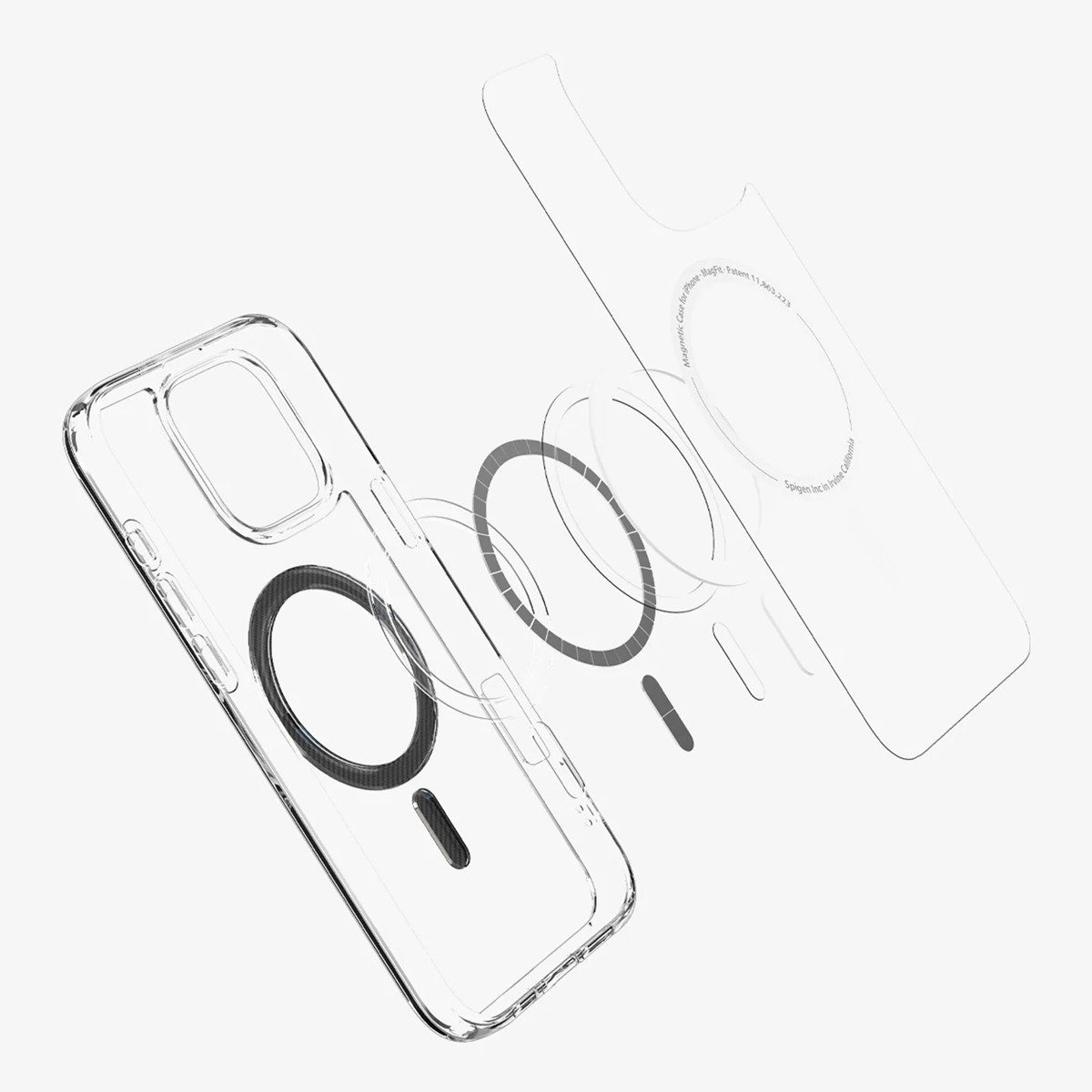 Spigen Backcover Spigen Ultra Hybrid Backcover MagSafe Apple iPhone 16 Pro Max - Carbon