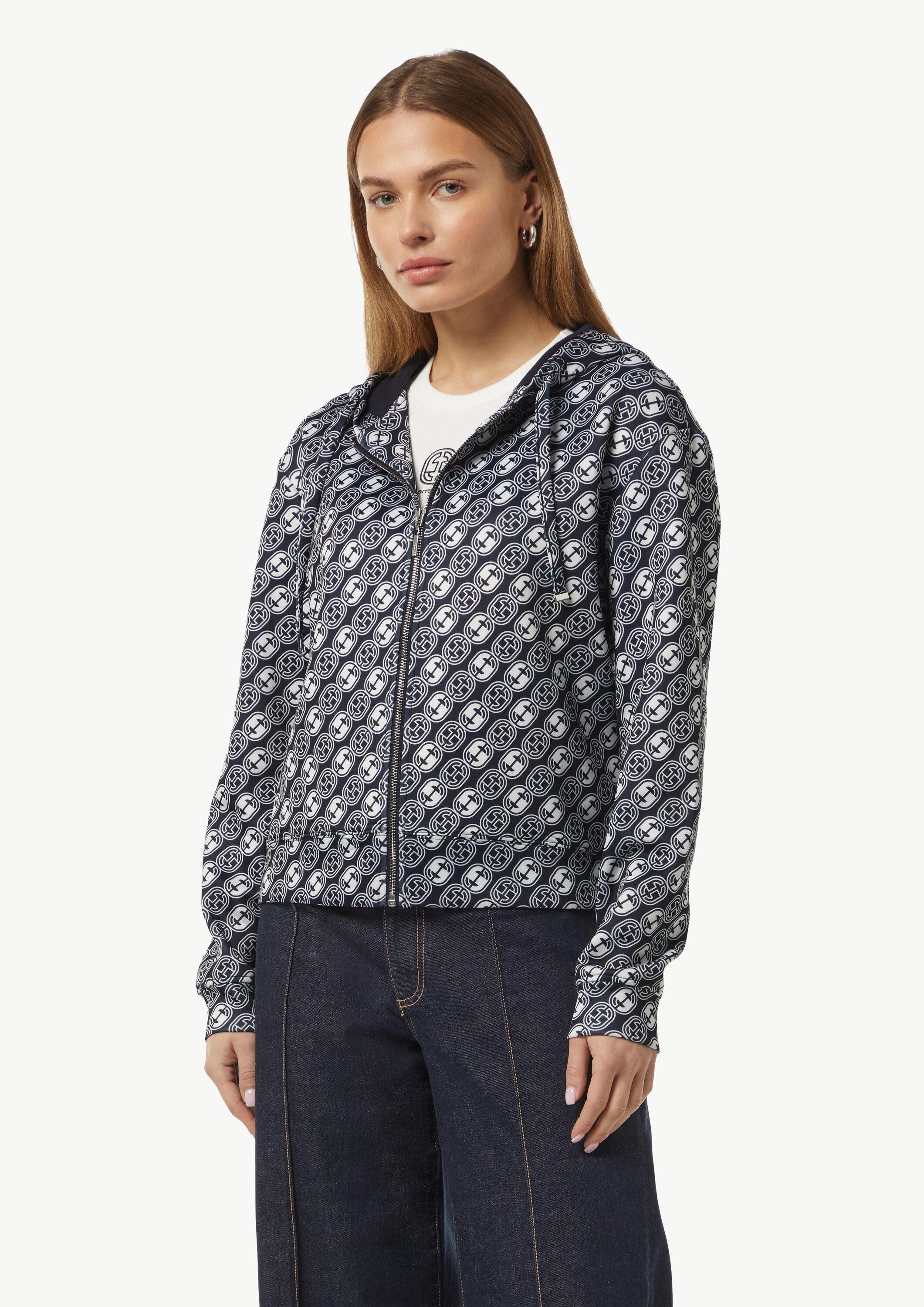 comma Sweatjacke Sweatshirt Jacke (1-tlg) günstig online kaufen