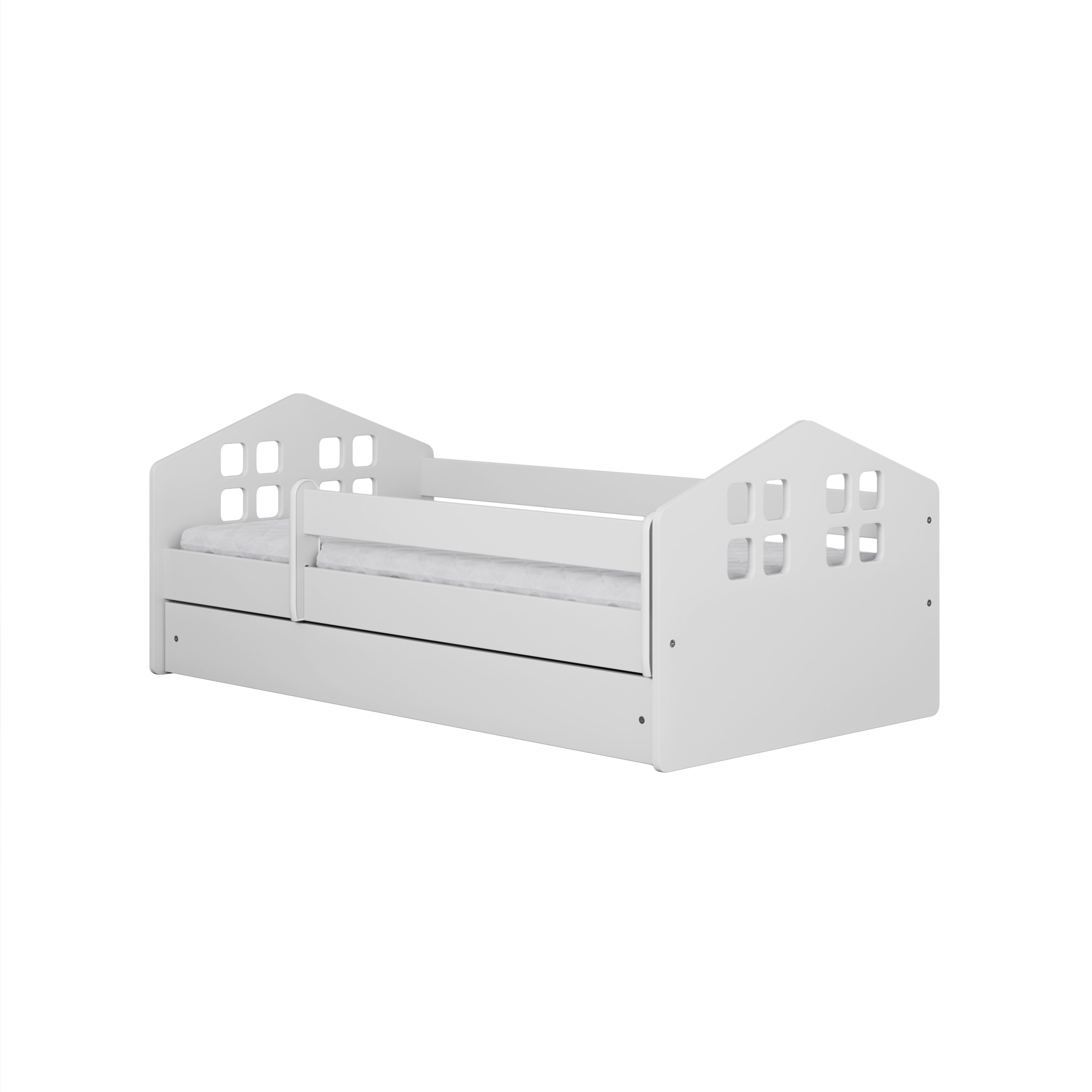Raumhirsch Furniture Kinderbett 140x70 cm 160x80 cm 180x80 cm, optional mit Matratze & Schublade – verschiedene Farben & Varianten