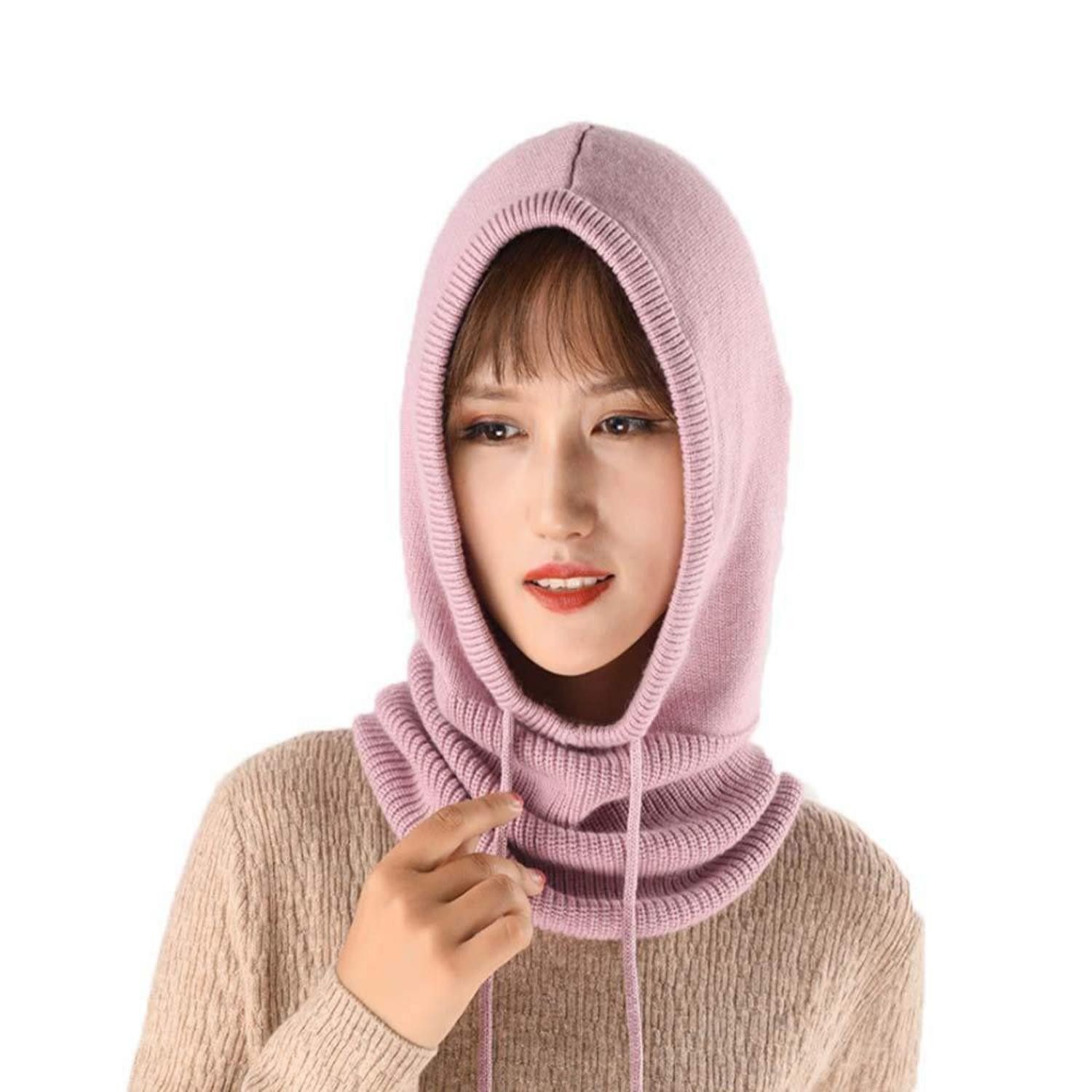 LuxusKollektion Skimütze Winterhaube Kaschmir Damen Einheitsgröße Rose (1-St)
