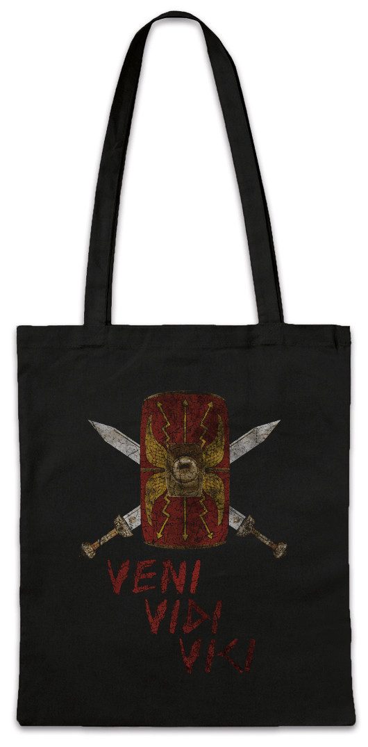 Urban Backwoods Beuteltasche Veni Vidi Vici Shield Stofftasche Rom Romanum Rome Julius Caesar (1-tlg), Legion Römisches Imperium Reich
