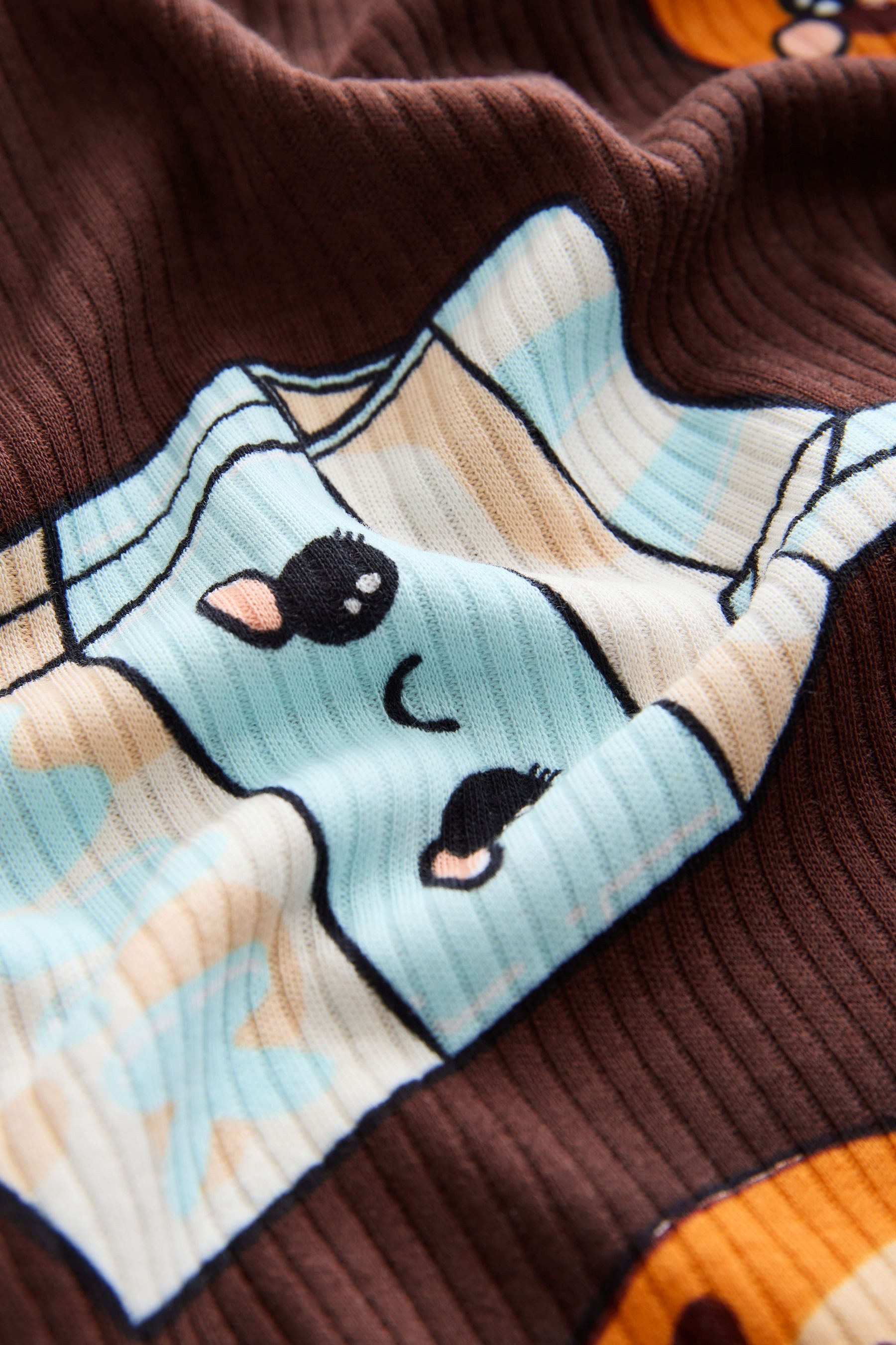 Next Pyjama Gerippter Langarm-Pyjama (2 tlg)