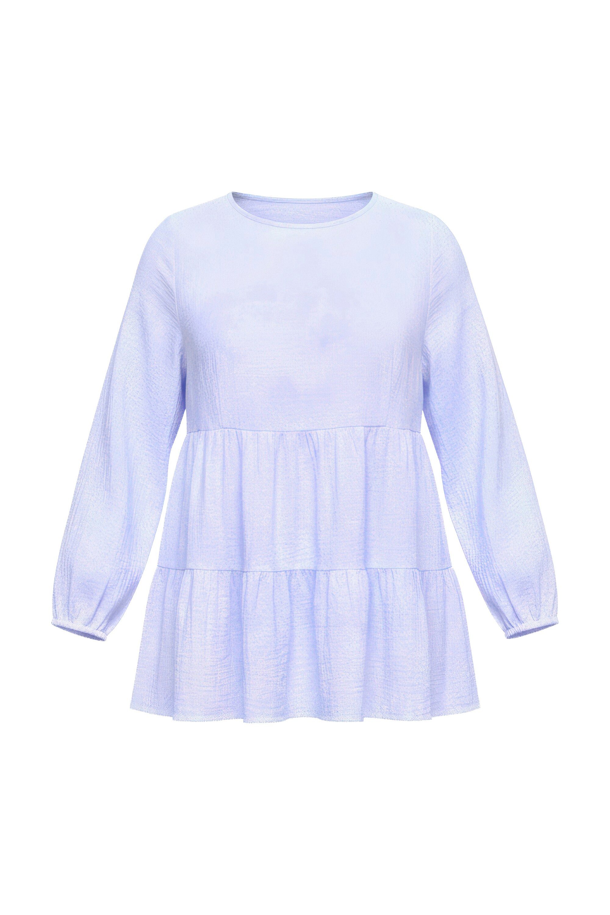 Angel of Style Longbluse Hemdbluse Musselin Batikmuster Langarm günstig online kaufen