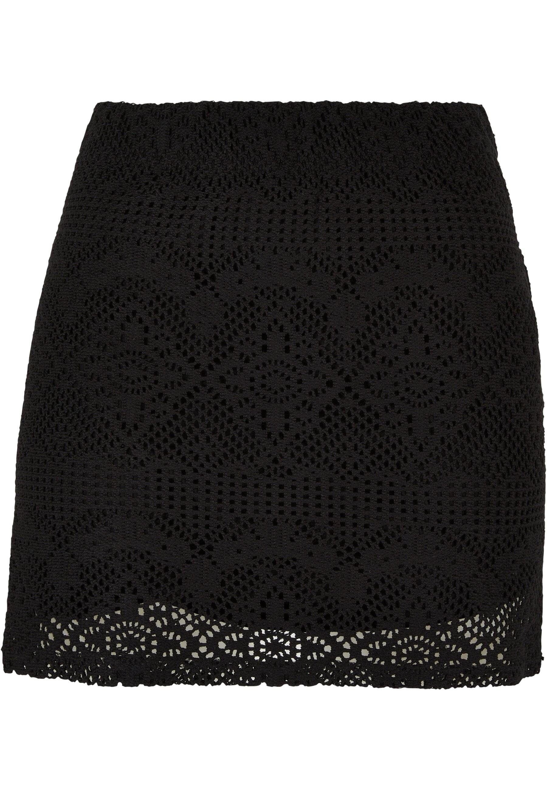 Jerseyrock Urban Classics Damen Ladies Crochet Lace Mini Skirt