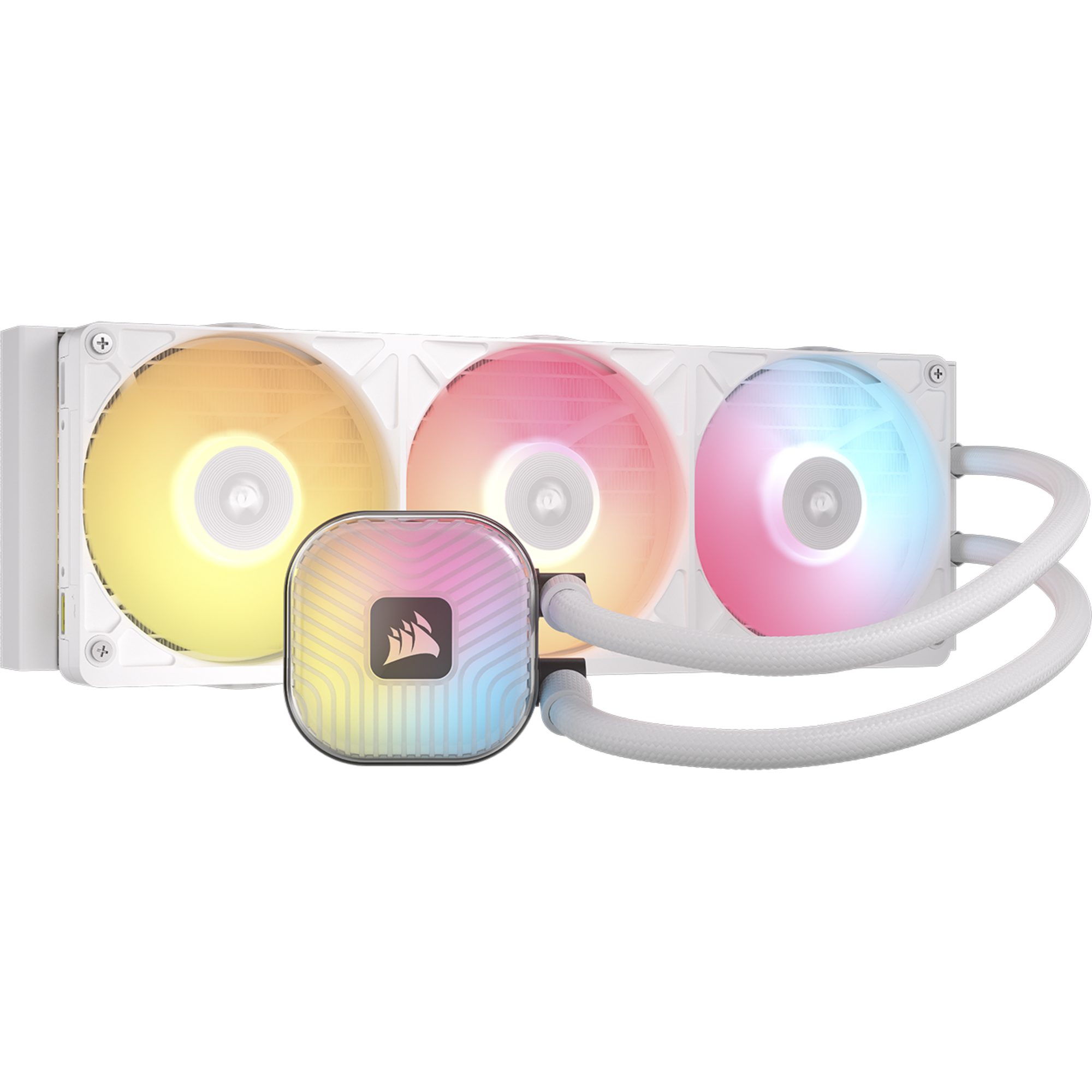 Corsair Wasserkühlung Corsair iCUE LINK TITAN II 360 RX RGB, Wasserkühlung, (White)