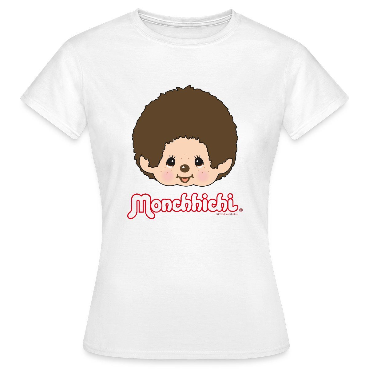Spreadshirt T-Shirt Monchhichi Portrait Gesicht Frauen günstig online kaufen