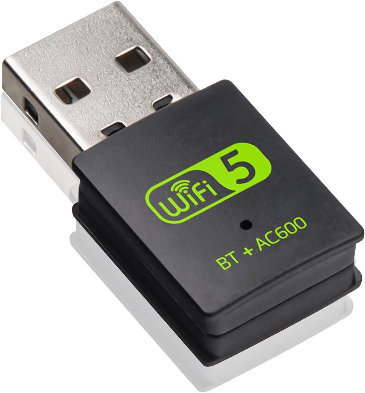 USB Bluetooth Dongle, WLAN Adapter WiFi Stick 600 Mbit/s Adapter Bluetooth-Adapter