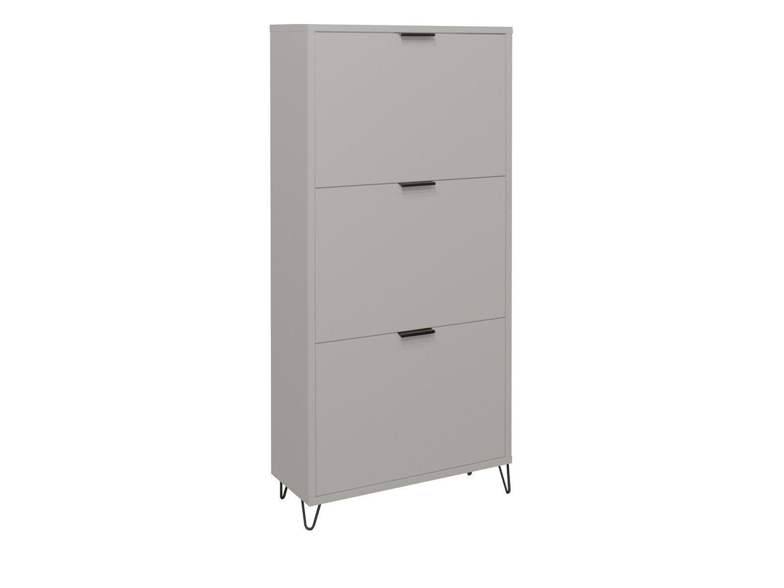 Storado Schuhkipper Bonnie 61×126–139×25cm, Schuhkipper mit 3 Klappen, Farbe wählbar, 3 Klappen mit Platz für 12–18 Paar Schuhe