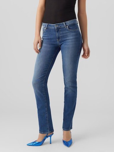 Vero Moda Straight-Jeans VMDAF MR STRAIGHT JEANS DO317 NOOS, 5-Pocket Jeans  von VERO MODA