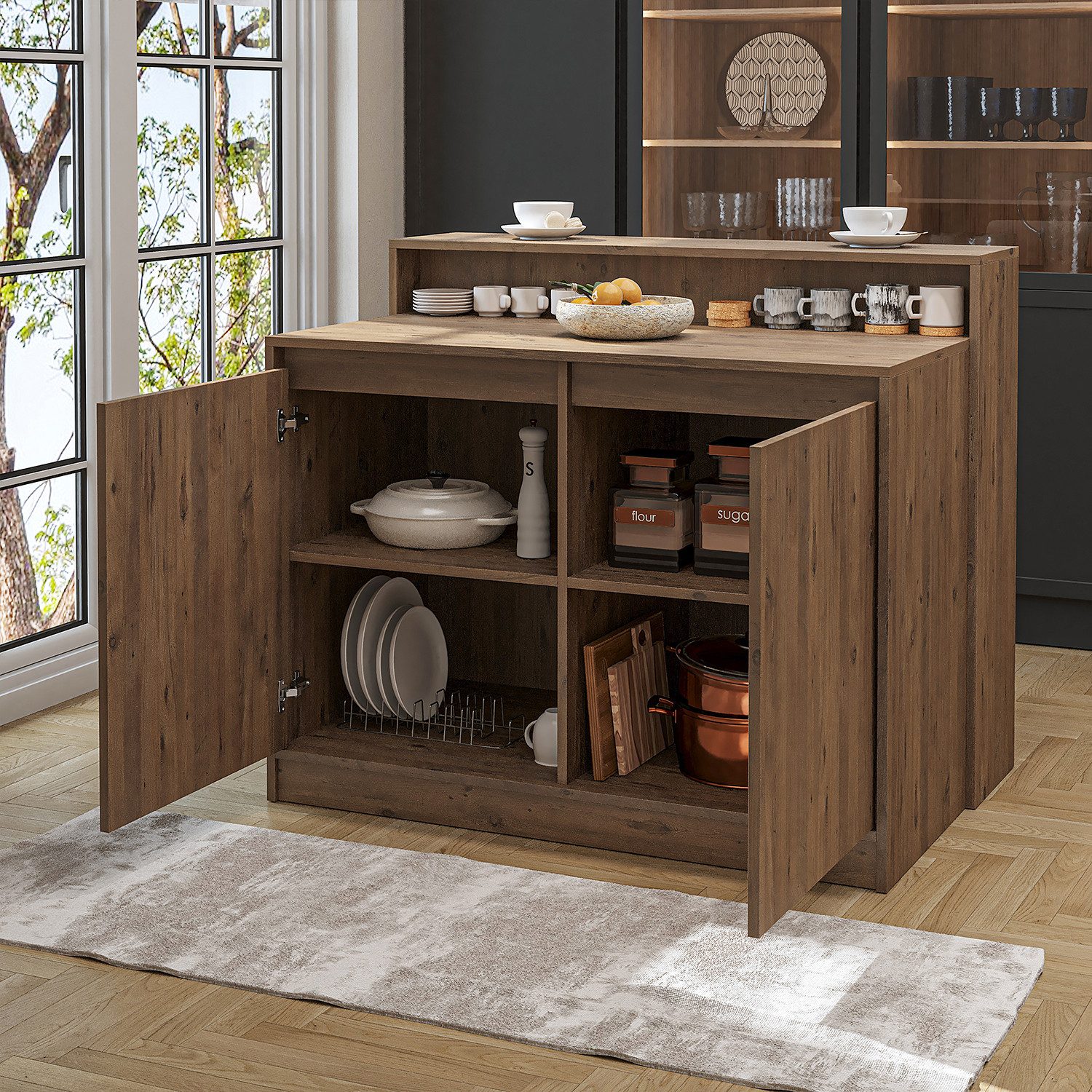 Roomart Kücheninsel CORTADO, (Bartisch, Küchentish), •Weiß günstig online kaufen