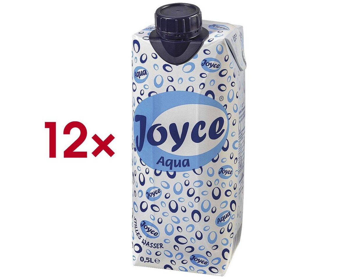 Joyce Trinkwasser Aqua still, 12x 0,5 Liter, wiederverschließbar