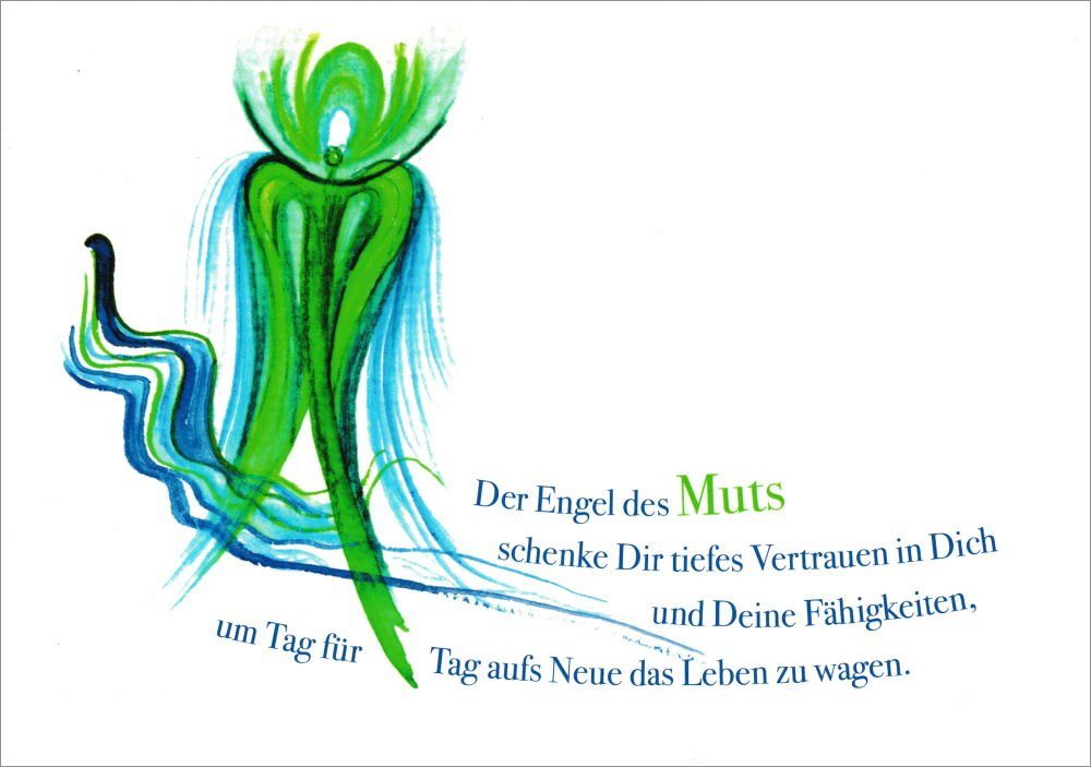 Postkarte "Der Engel des Muts"