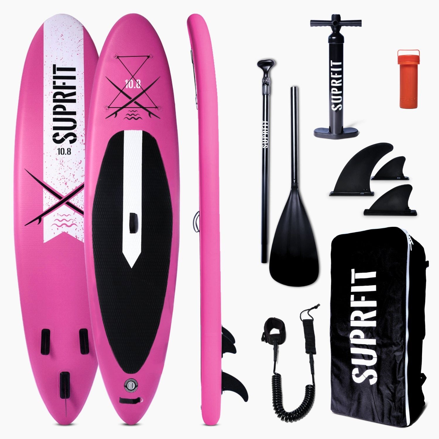 SF SUPRFIT SUP-Board Stand Up Paddling Board aufblasbar, Stand Up Paddle Board - 330 x 78 x 15 cm bis max. 130 kg