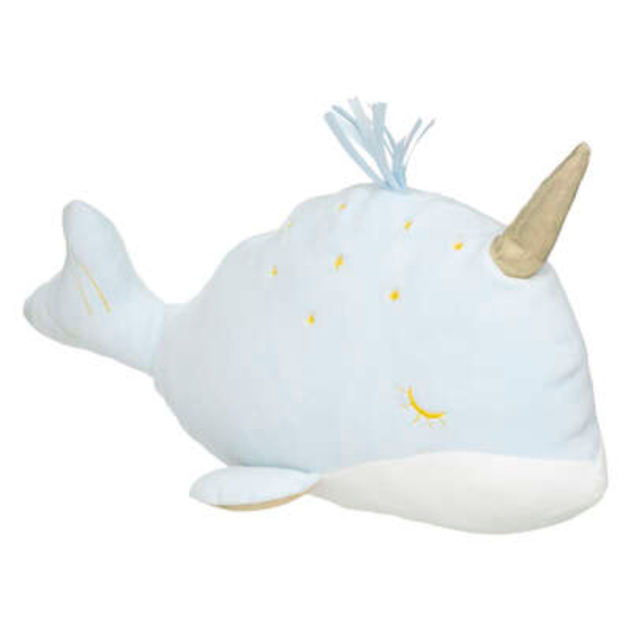 Atmosphera Créateur d'intérieur Kuscheltier Narwal blau, Plüschtier, Stofftier Länge 45 cm (1-St)