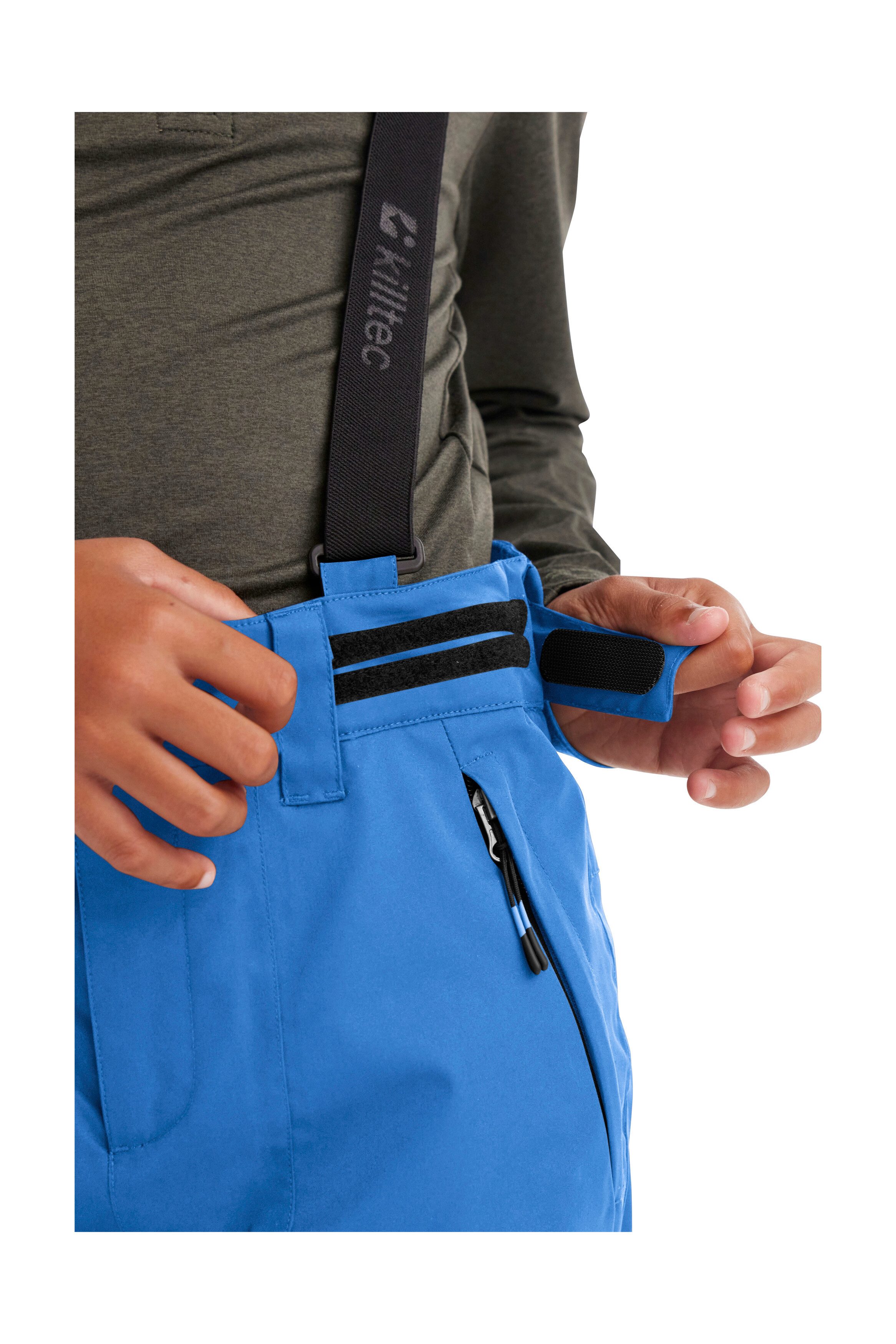 Killtec Skihose Boys Skihose 242 Wasserdichte Skihose mit abnehmbarem Latz und verstellbarem Bund