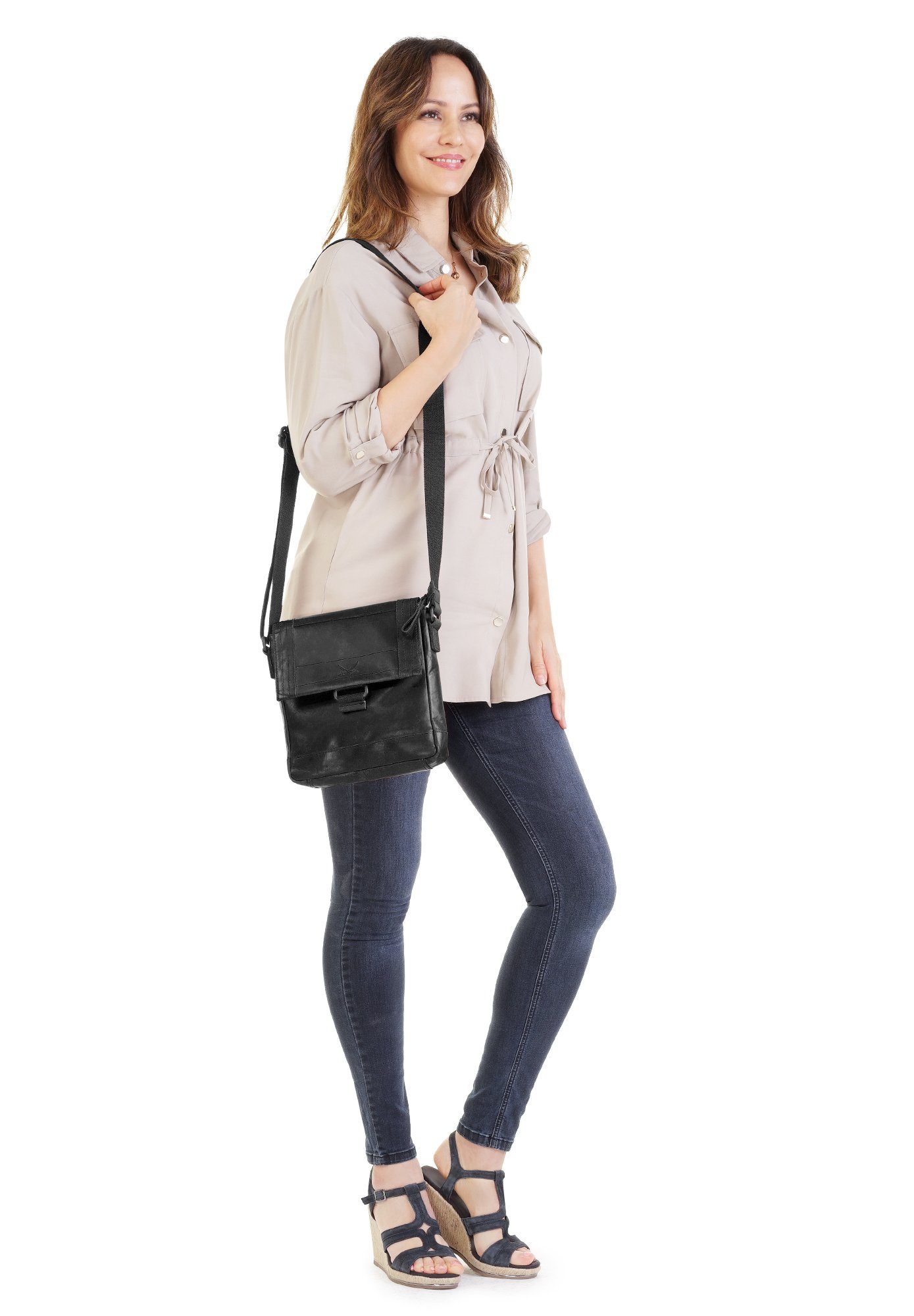 Sansibar Umhängetasche, echt Leder günstig online kaufen