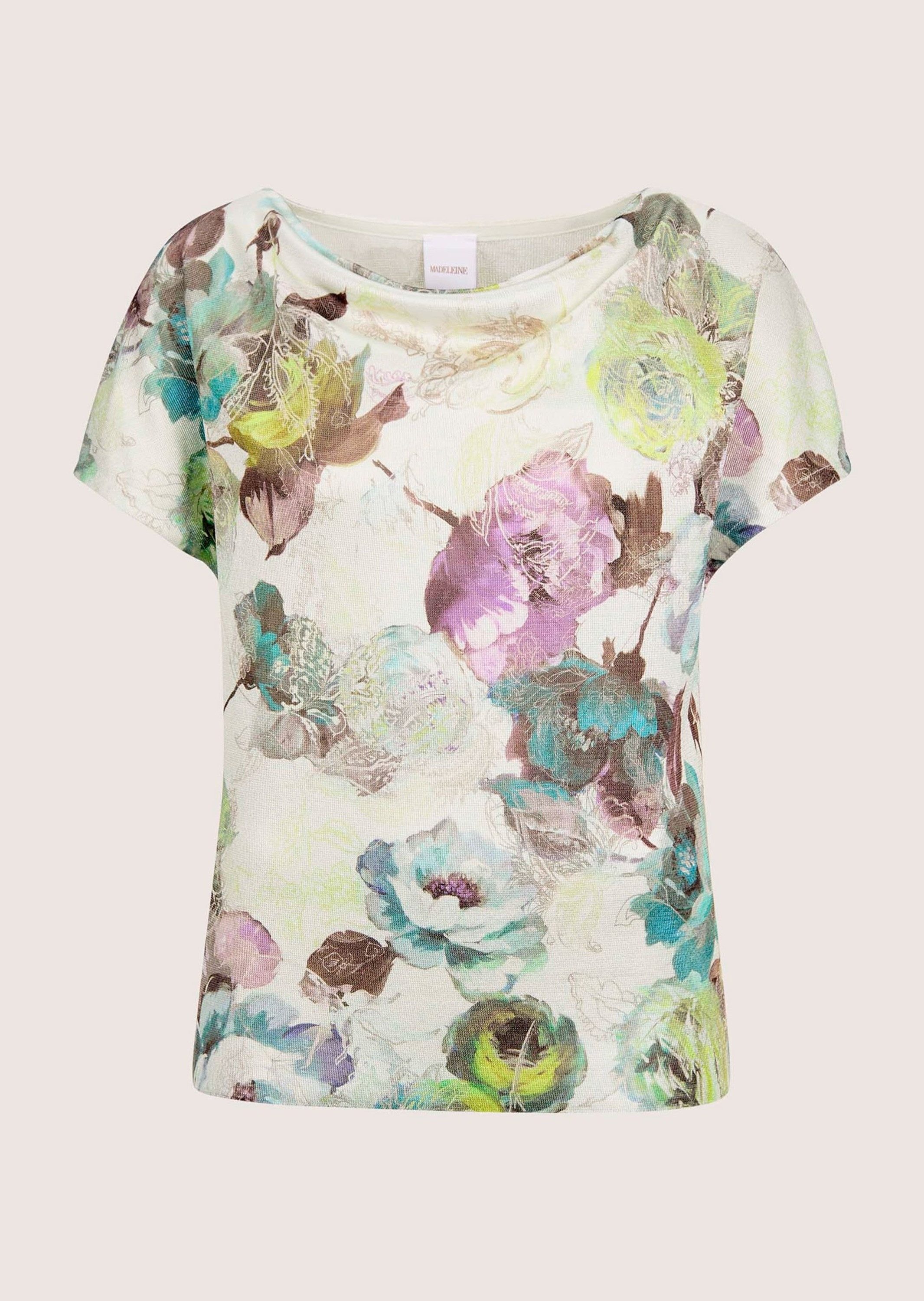 MADELEINE Strickpullover Pullover mit Unikat-Druck