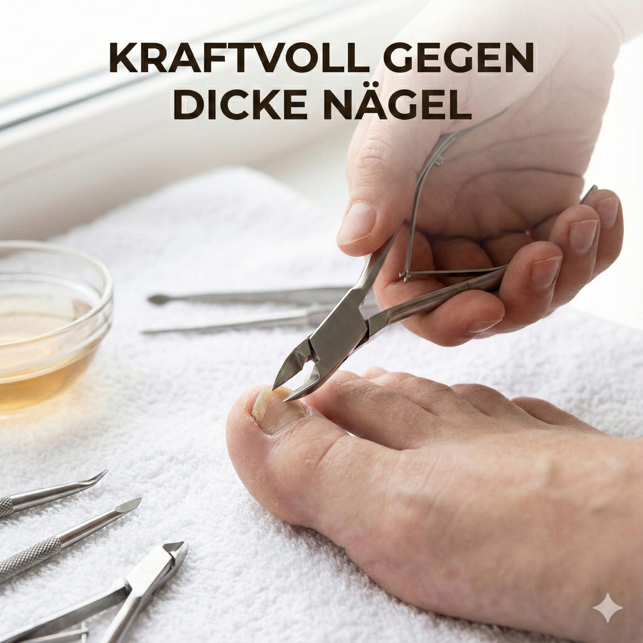 May Nagelzange Nagelschneider die Pediküre - Fußnägel - Eckenzange spitz