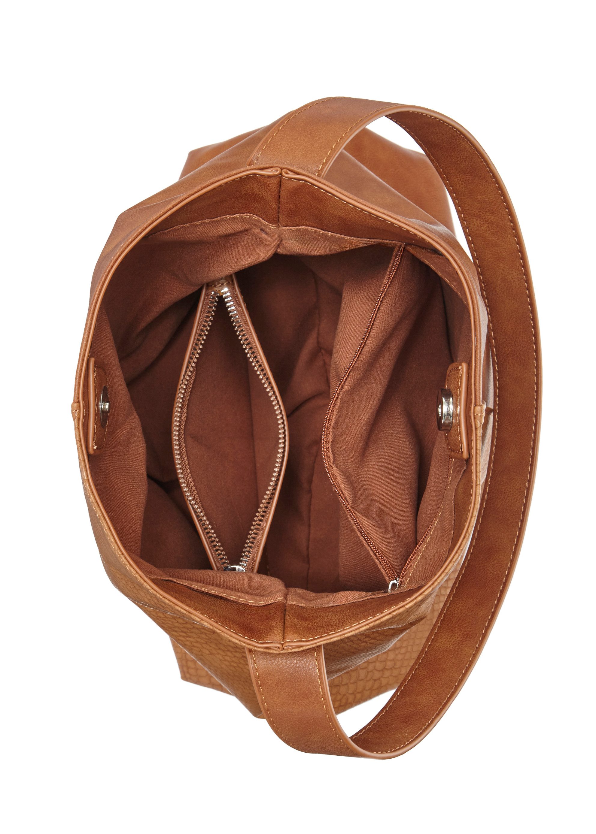 Vivance by Lascana Shopper Schultertasche, Handtasche, Einkaufstasche, Damentasche (2-tlg), mit kleiner herausnehmbarer Innentasche VEGAN – Bild 5 von 5