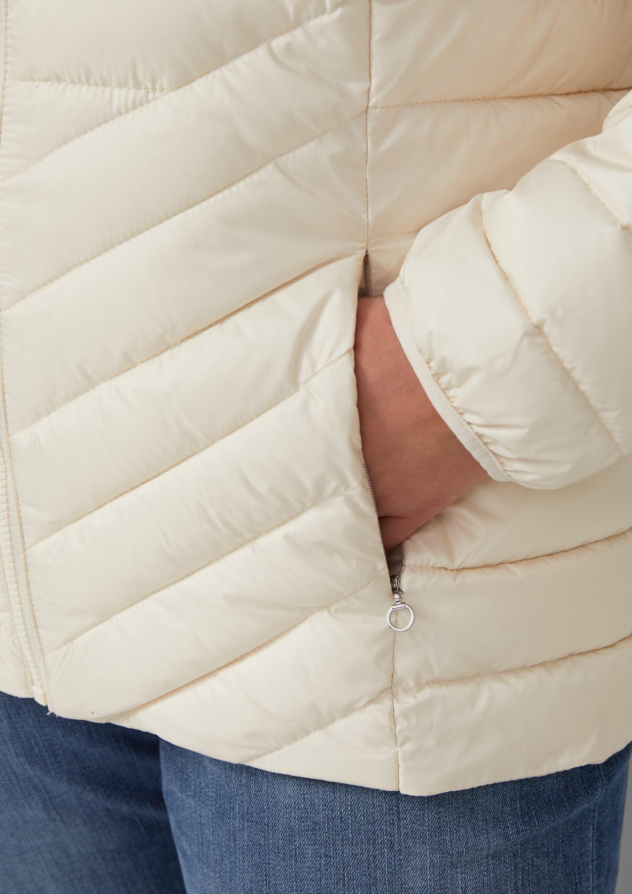 s.Oliver Funktionsjacke Outdoor-Jacke Leichte Steppjacke mit Stehkragen