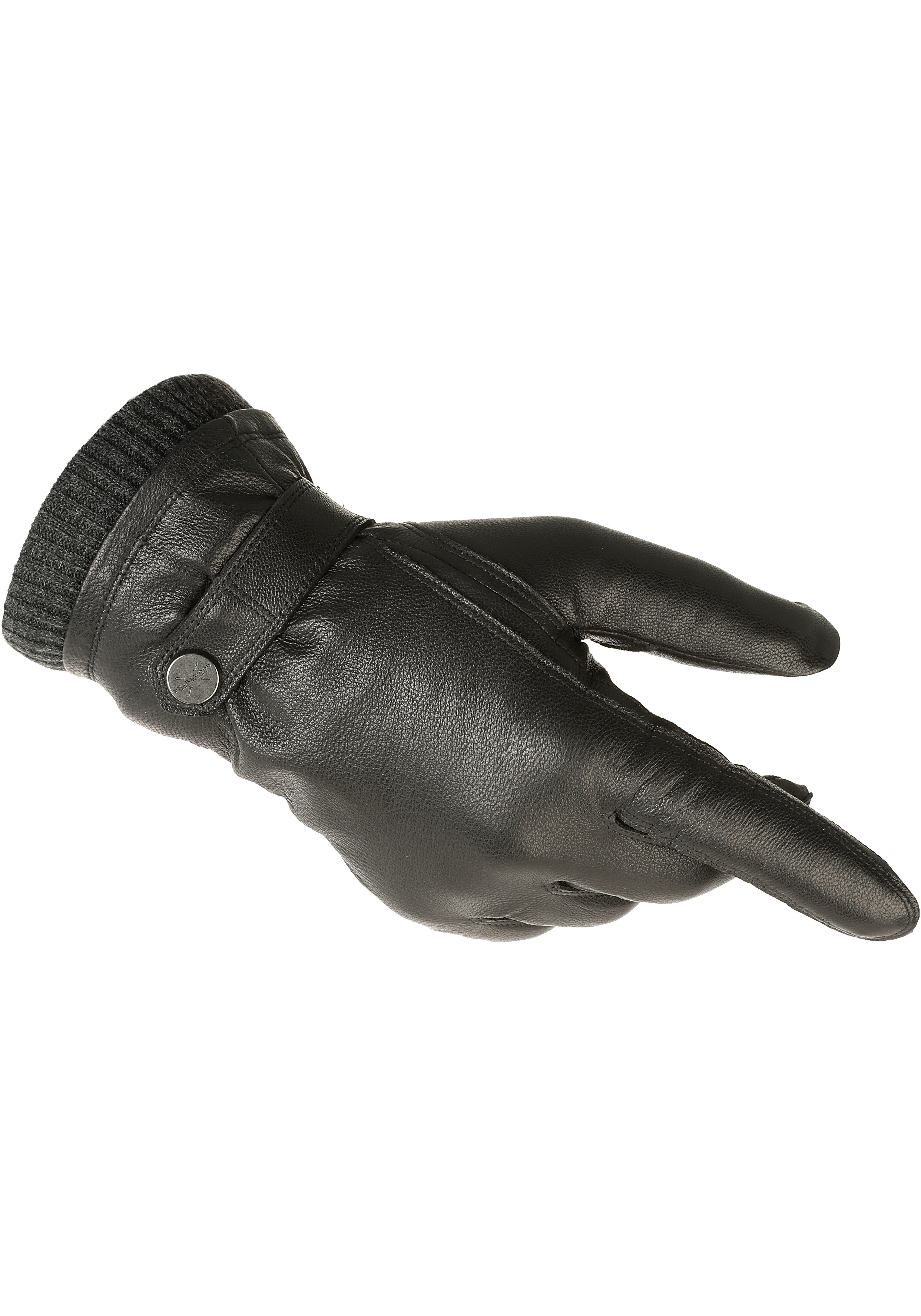 PEARLWOOD Lederhandschuhe Freddie Atmungsaktiv, Wärmeregulierend, Wind - und Wasserabweisend